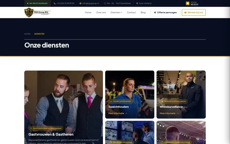 TGS Group, overzicht van de diensten